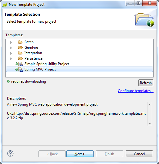 Install spring mvc in on sale eclipse